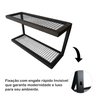 Prateleira Industrial Preto nicho Metal  Adega - 3