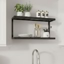 Ver imagem 1 de Prateleira Industrial Preto nicho Metal  Adega