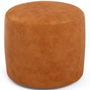 Ver mais imagens de Kit 02 Puffs Redondo 50cm Sala de Estar Living Coliseu W01 Couríssimo Canela - Lyam Decor