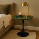 Ver imagem 1 de Mesa Lateral Saarinen - 41cm em Mármore Verde Guatemala