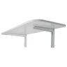 Mesa Retrátil Parede Cozinha Suspensa Dobrável Branca 90x40 - 1