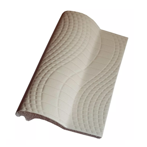 Kit 4 Bordas P/ Piscina Pastilhado Branco 12x25 1m Linear