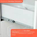 Ver imagem 7 de Balcão de Cozinha 80 cm Americana 2 Gavetas com Tampo para Cooktop 100% MDF CEC214 Branco/Nature - H