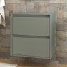 Gabinete para Banheiro 60cm Mdf Branco Dubai - On Móveis Cor:verde - 1