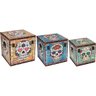 SKULL CAIXA ORGANIZADORA MDF COLOR 3PÇ BAU - 5