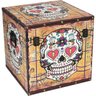 SKULL CAIXA ORGANIZADORA MDF COLOR 3PÇ BAU - 2