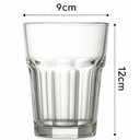Ver imagem 3 de Jogo de Copos de Vidro 3 Peças 360ml Transparente Água Suco Refrigerante Vigor Disul