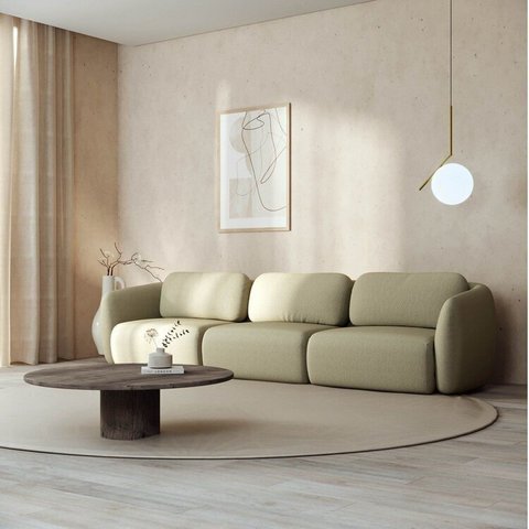 Sofá Modular 3 Lugares Orla CabeCasa MadeiraOriginals