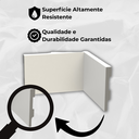 Ver imagem 3 de Kit 6 Rodapé Poliestireno 10cm X 2m Acabamento Moderno