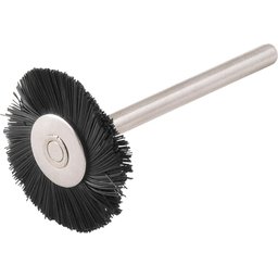 Escova circular 20mm nylon c/ haste p/ microrretífica Vonder - 2