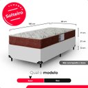 Ver imagem 4 de Colchão Solteiro e-Shop Casa D33 One Face - 17x88x188cm - Suede Marrom
