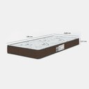 Ver imagem 4 de Colchão Solteiro e-Shop Casa D33 One Face - 17x88x188cm - Suede Marrom