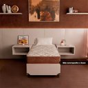 Ver imagem 1 de Colchão Solteiro e-Shop Casa D33 One Face - 17x88x188cm - Suede Marrom