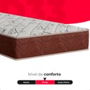 Ver imagem 6 de Colchão Solteiro e-Shop Casa D33 One Face - 17x88x188cm - Suede Marrom