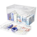 Ver imagem 2 de CAIXA ACRÍLICO ORGANIZADORA PARA BANHEIRO / FARMÁCIA COM TAMPA Centauri Acrílicos CX-RM01