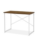 Ver imagem 3 de Mesa Escrivaninha para Estudo Office 0,76 Cm Miami Imbuia/ Branco