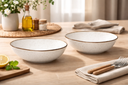Ver imagem 2 de 2 Saladeiras 26 Cm Ryo Maresia em Porcelana Tigela para Salada e Massas