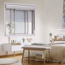 Ver imagem 2 de Kit Janela com Veneziana Integrada com Controle Remoto e Guarnição de Alumínio 120cm x 150cm Alumifo