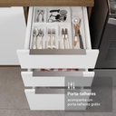 Ver mais imagens de Armário de Cozinha Completa 549cm Rustic/branco Stella Madesa 01 Rustic/branco