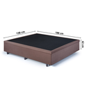 Ver imagem 2 de Cama Box Baú Casal 138x188x42cm Suede com Pistão a Gás