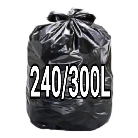 Sacos de Lixo 240 300 Litros Super Reforçado Fabricante Preto