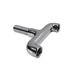 Adaptador Saída Dupla 1/2 Cromado para Mesa ou Parede:cromado - 1