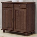 Ver imagem 2 de Aparador Buffet para Sala de Jantar 2 Portas 2 Gavetas Rústico Lazuli F06 Café - Lyam Decor