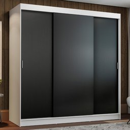 Guarda-roupa Casal Madesa Reno 3 Portas de Correr - 2