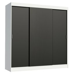 Guarda-roupa Casal Madesa Reno 3 Portas de Correr - 3