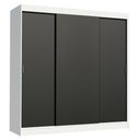 Ver imagem 3 de Guarda-roupa Casal Madesa Reno 3 Portas de Correr