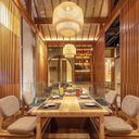 Ver imagem 2 de Luminária Pendente 50cm Lustre Teto Bambu Natural Gimpo Kjdd-e-652-50cm