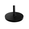 Ducha Chuveiro 25 Cm Preto Abs Fosco com Cano de Teto 24 Cm - 4