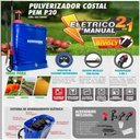 Ver imagem 3 de Pulverizador Costal Elétrico Bateria Recarregável 20 Litros
