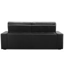 Ver imagem 3 de Sofá Retrátil Reclinável para Sala 3 Lugares 230cm Bryant L06 Couro Preto - Lyam Decor