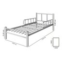 Ver imagem 2 de Cama Solteiro Tubolar/aço, Colchao D28 Alojamento,dormitorio:cama e Colchao/branco