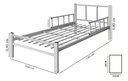 Ver imagem 2 de Cama Solteiro Tubolar/aço, Colchao D28 Alojamento,dormitorio:cama e Colchao/branco