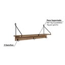 Ver imagem 4 de Kit Industrial para Hall c/Banco Sapateira e Prateleira - Ca