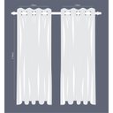 Ver imagem 4 de Cortina Tecido Blackout Off White 300x170cm para Varão Fastlar Cortina para Varão