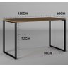 Mesa de Jantar Industrial Aço Tampo em Bp Ajl Store - 5