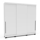 Ver imagem 2 de Roupeiro Madri 3 Portas de Correr 4 Gavetas 217x213cm Branco 250704