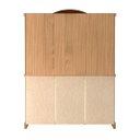 Ver imagem 7 de Cristaleira em Madeira 5 Portas 3 Gavetas 153 X 196 Cm Carvalho Rústico Elliottiis