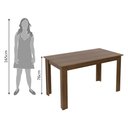 Ver imagem 4 de Mesa de Jantar Madesa com Tampo de Madeira 5231 Rustic