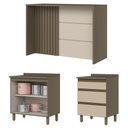 Ver imagem 6 de Kit Ilha Gourmet Connect com Balcões 80cm e 60cm Duna/cristal - Móveis Henn