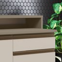 Ver imagem 3 de Kit Ilha Gourmet Connect com Balcões 80cm e 60cm Duna/cristal - Móveis Henn