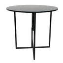 Ver imagem 1 de Mesa Jantar Redonda Prime Compacta de Madeira Preta BF Decor