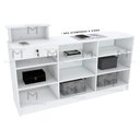 Ver imagem 6 de BALCÃO CAIXA P/ FRENTE VIDRO M198.2021.B (LOJA, COMÉRCIO) MUNDI MOVEIS