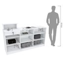 Ver imagem 5 de BALCÃO CAIXA P/ FRENTE VIDRO M198.2021.B (LOJA, COMÉRCIO) MUNDI MOVEIS