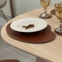Ver imagem 4 de Mesa de Jantar Mila 6 Lugares Orgânico MDF 160x90cm Amadeirado Modelar Art Moveis