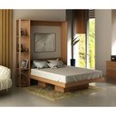 Ver imagem 2 de Cama Tecnomobili Articulada de Casal C/ 4 Prateleiras Amendoa