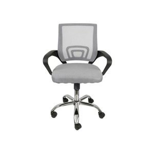 Kit 6 Cadeiras de Escritório Begonia Tela Mesh Ergonômico Cinza